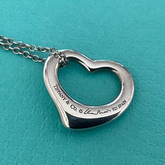 Tiffany & Co. Silver Heart Necklace - Picture 2 of 6
